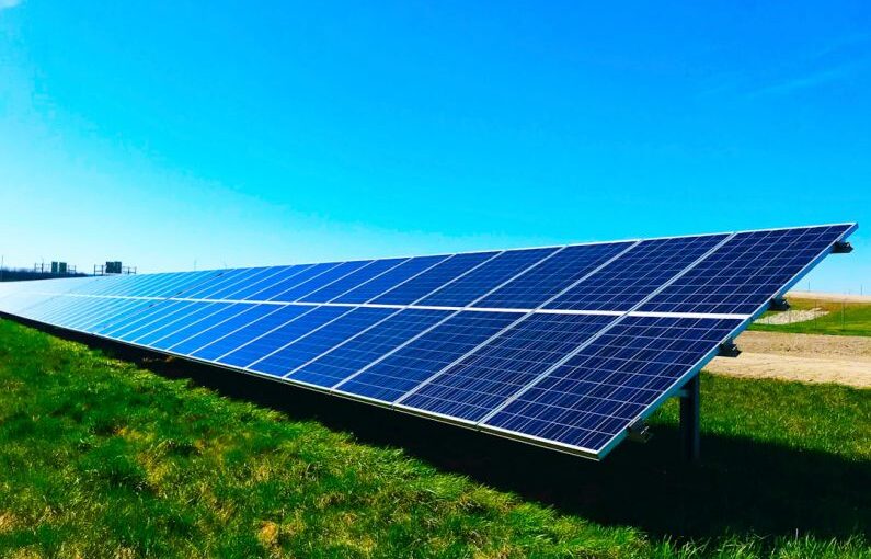 Future Solar - blue solar panel